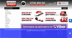 Desktop Screenshot of namaleniavtochasti.com