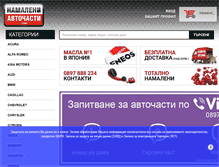 Tablet Screenshot of namaleniavtochasti.com